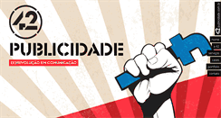 Desktop Screenshot of 42publicidade.com.br