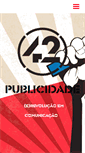 Mobile Screenshot of 42publicidade.com.br